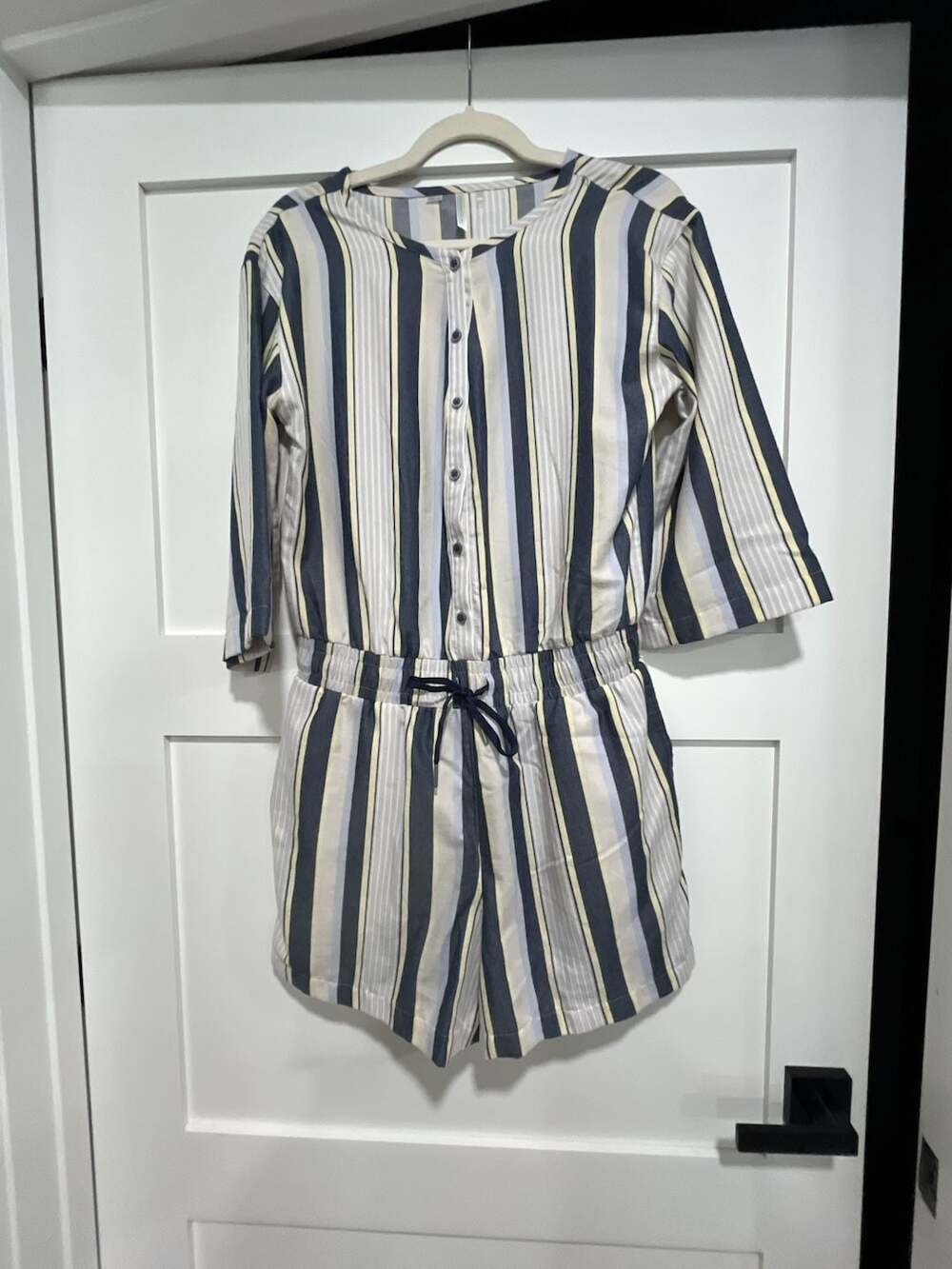 TravisMathew Women's Striped Romper Size M
